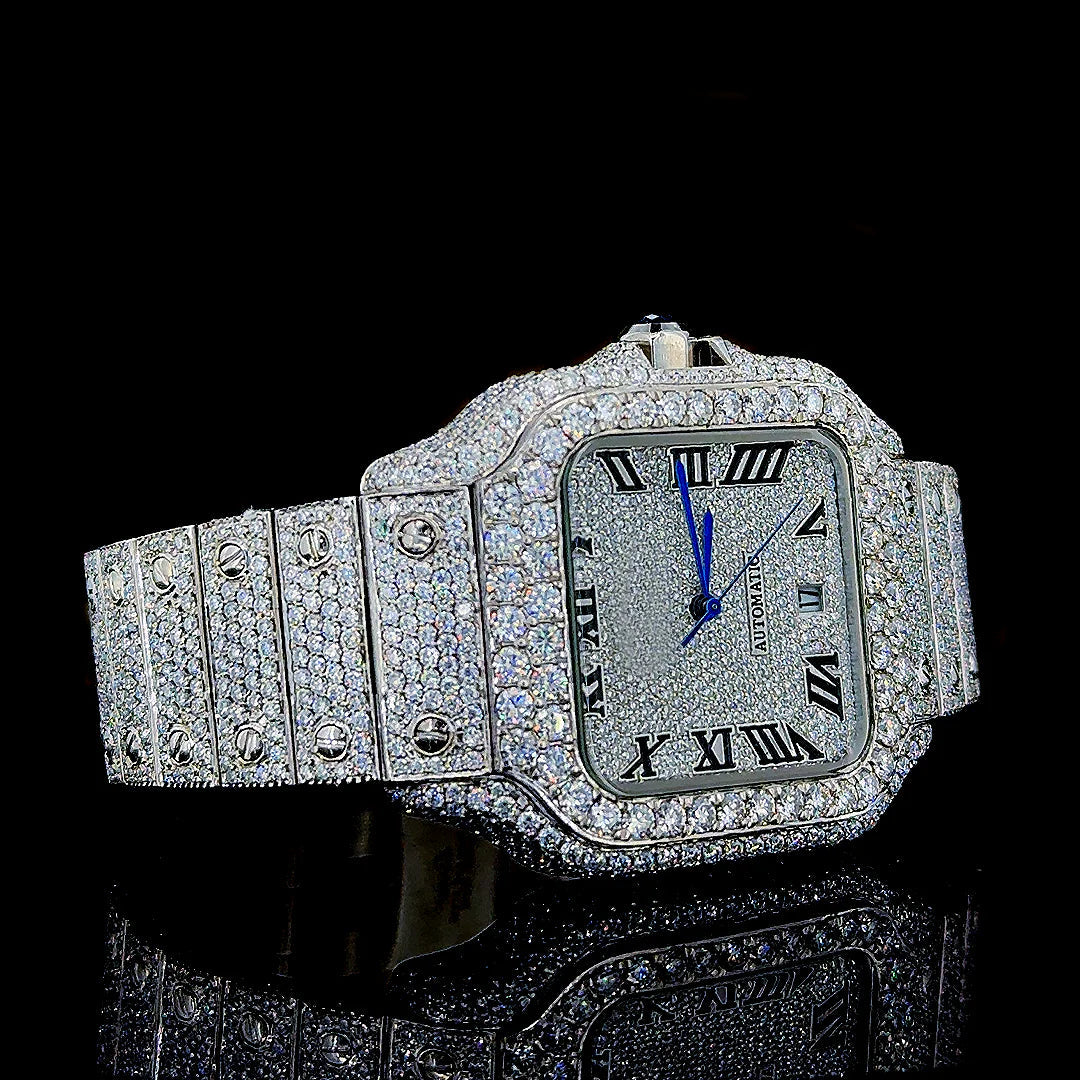 Santos Full Diamond Watch