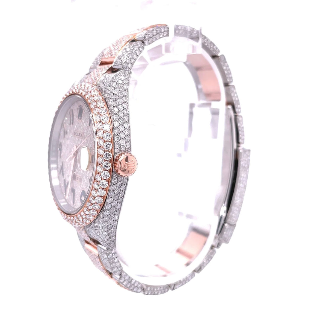 Reloj Arabic Gold Rose Full Diamond 41MM