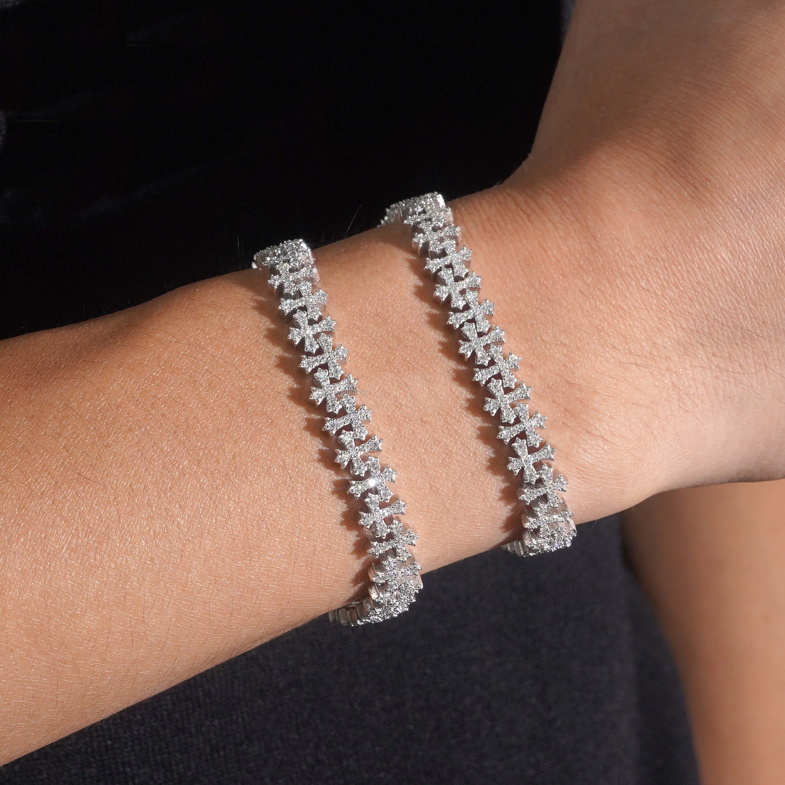 Diamond Tennis Bracelet 5mm - Silver 925