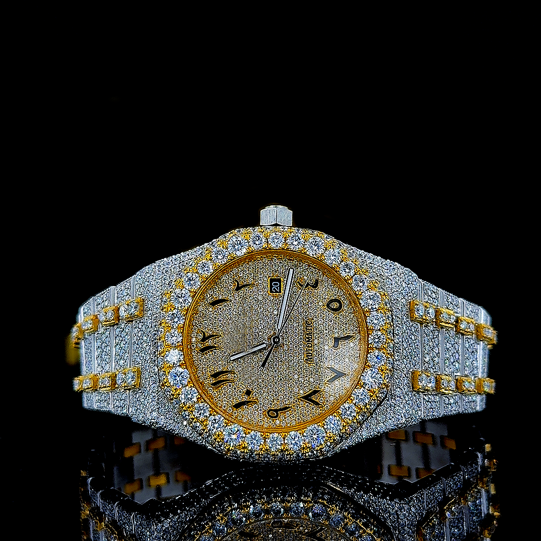 Piguet Arabic Full Diamond Watch