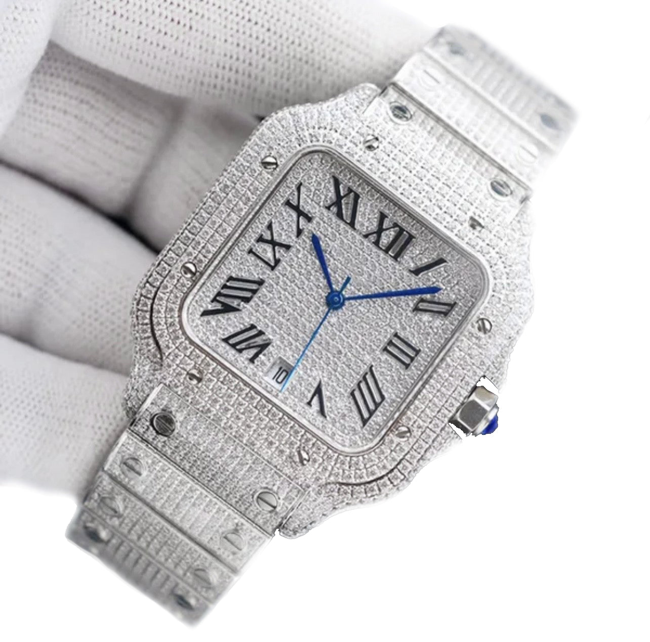 Reloj Santos Full Diamond 40MM