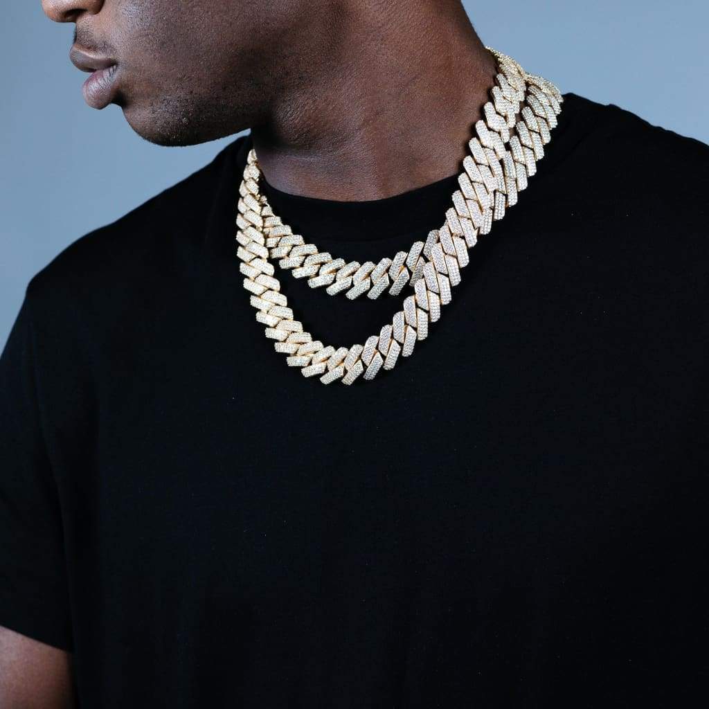 Miami Moissanite Chain 20mm Vermeil