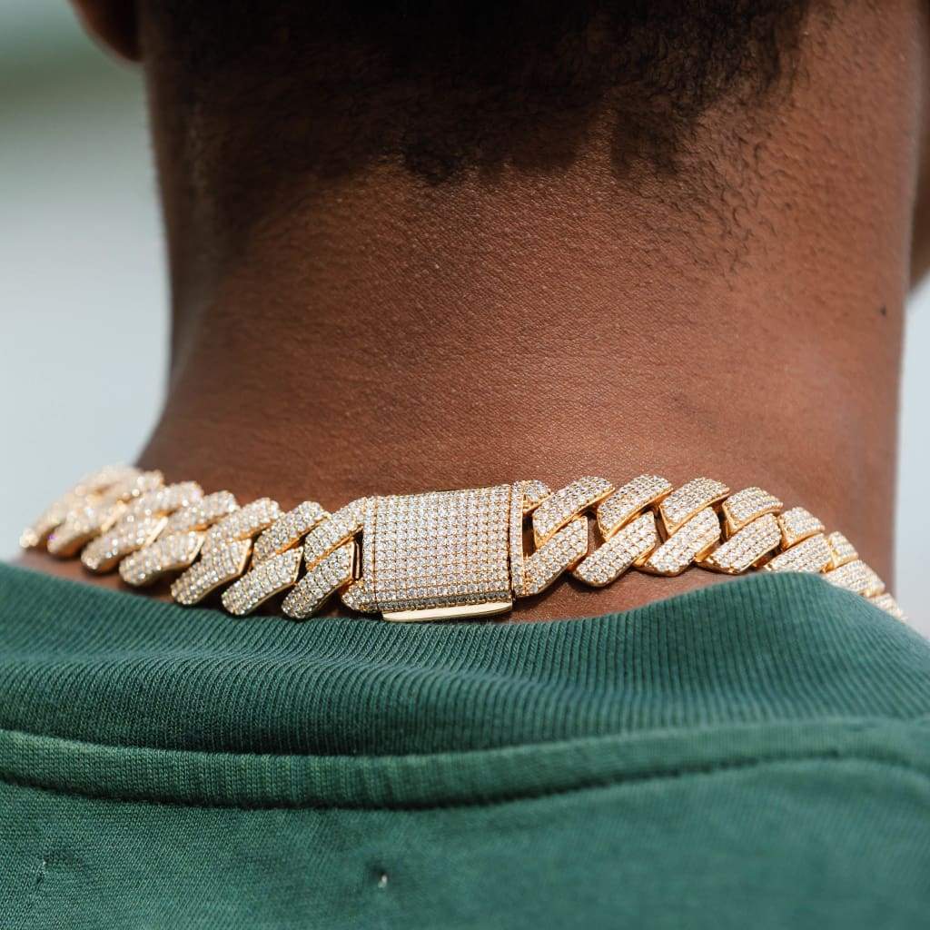 Miami Moissanite Chain 20mm Vermeil