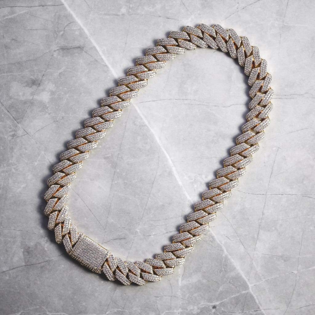 Miami Moissanite Chain 20mm Vermeil