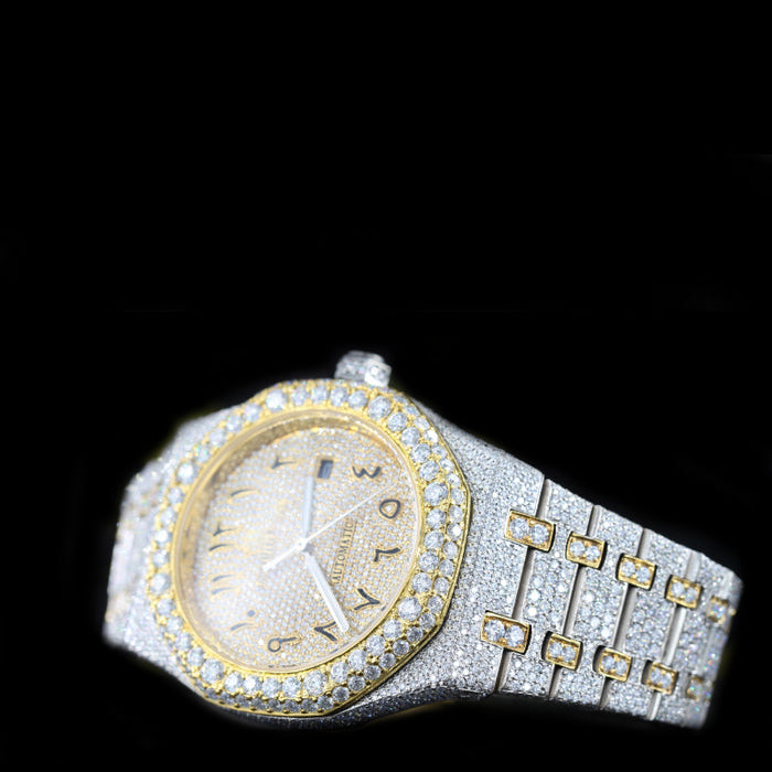 Reloj Piguet Arabic Full Diamond Moissanita 42MM