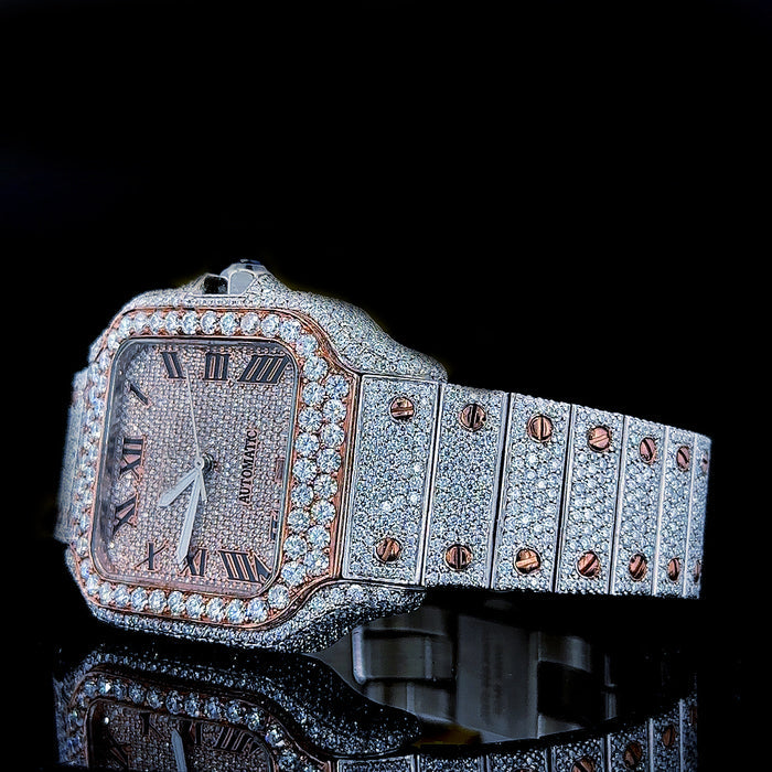 Santos Full Diamond Watch