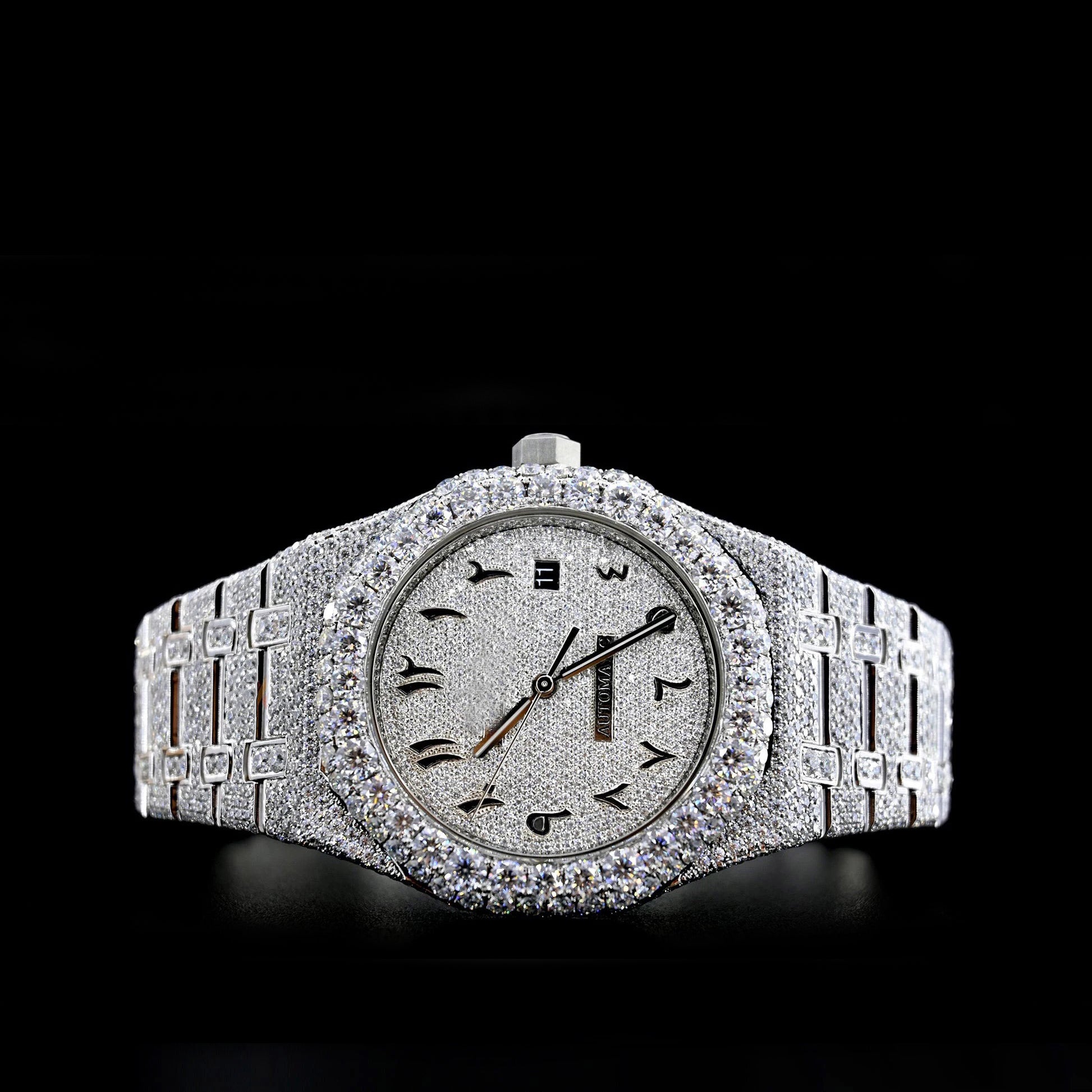 Reloj Piguet Arabic Full Diamond Moissanita 42MM