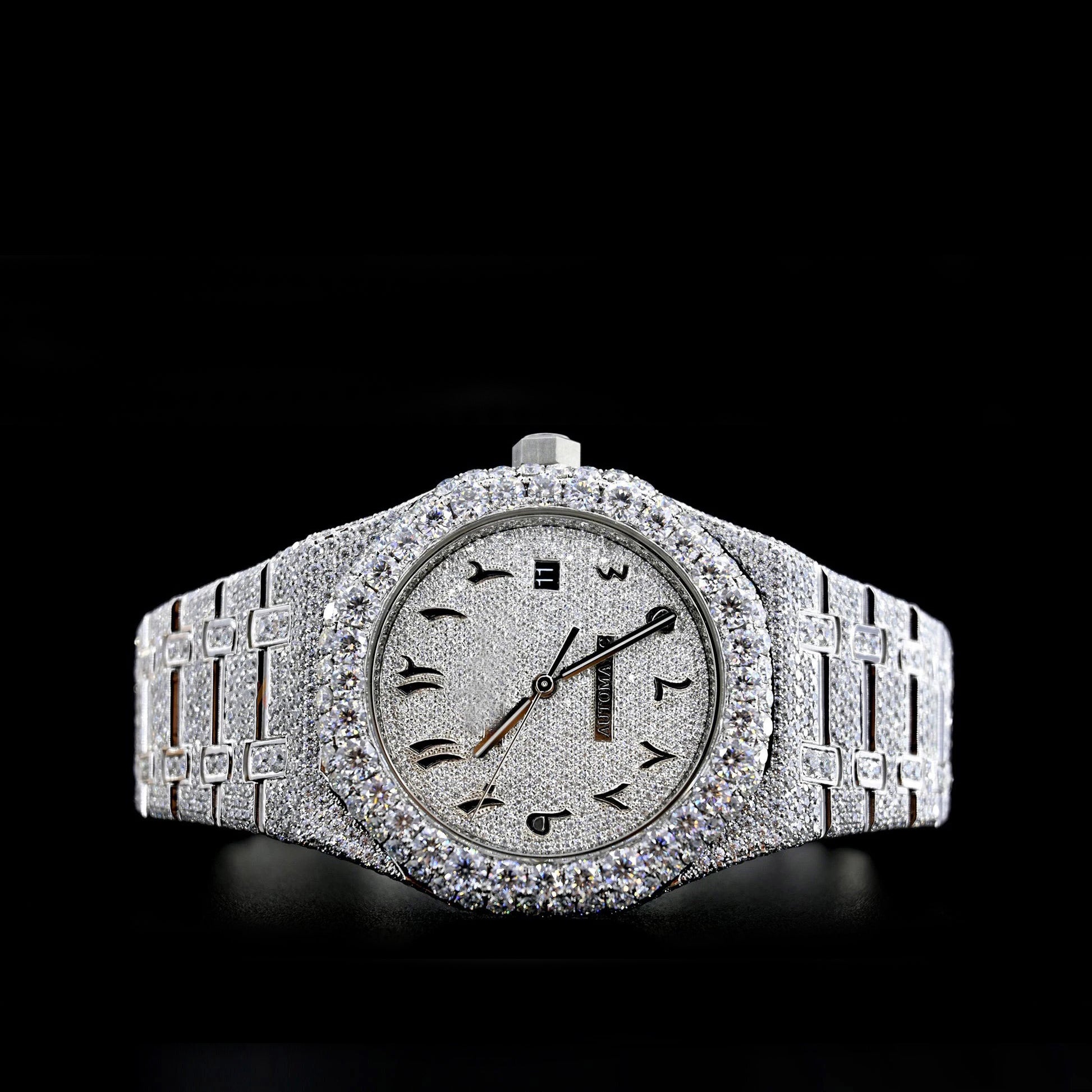 Piguet Arabic Full Diamond Watch