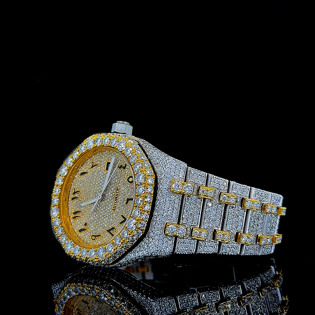 Piguet Arabic Full Diamond Watch