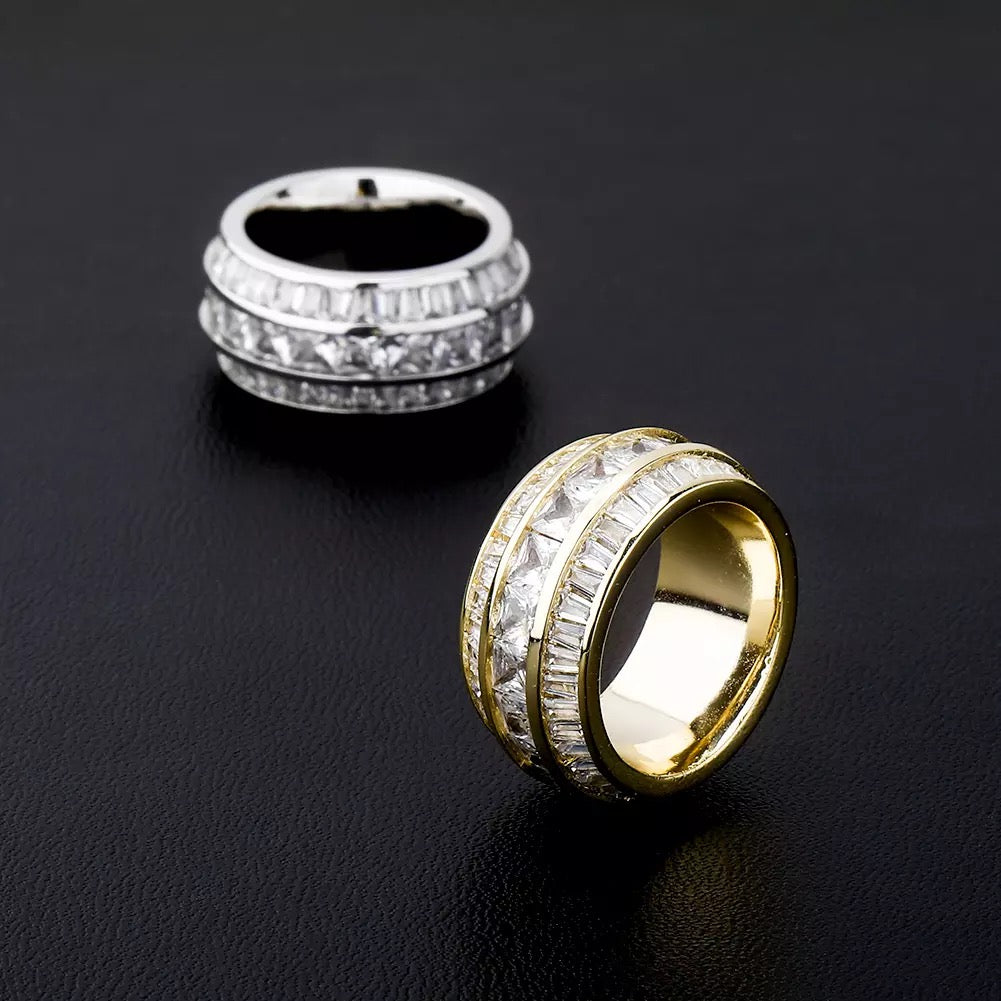 Triple Baguette Ring