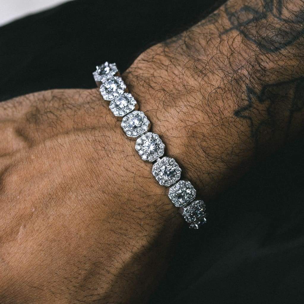 Imperial Diamond Bracelet 12mm - White Gold