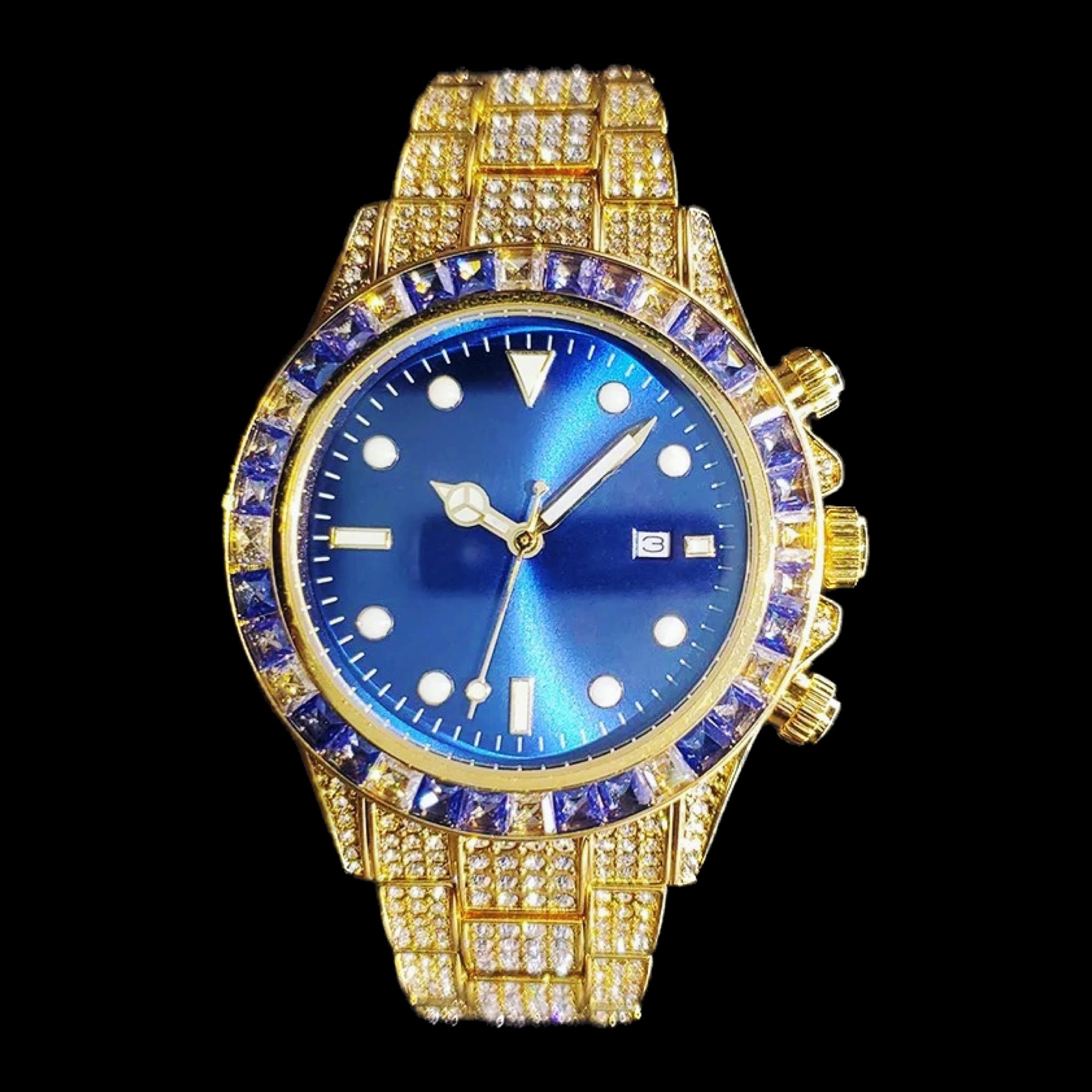 Master Watch - Gold &amp; Blue